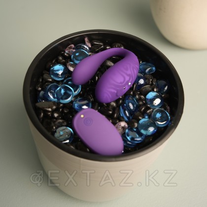 Вибратор для пар Tween+ с управлением через приложение от Amovibe фиолетовый от sex shop Extaz фото 6