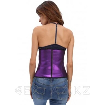 Эластичный утягивающий фиолетовый корсет под грудь, размер M от sex shop Extaz фото 4