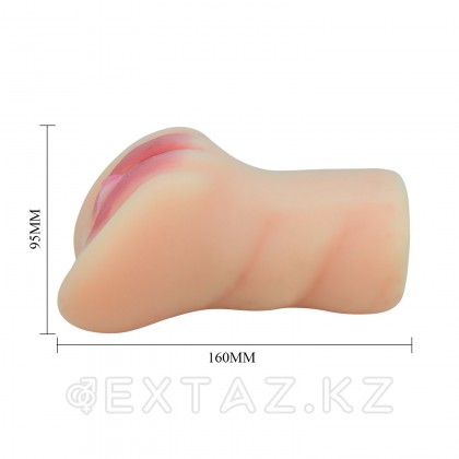Реалистичный мастурбатор в виде вагины Caroline светлый от sex shop Extaz фото 8