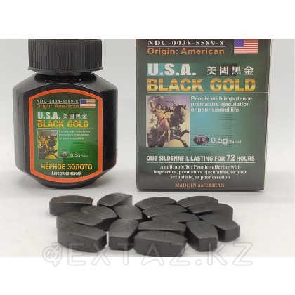 Мужской возбудитель Black gold 10 табл. от sex shop Extaz фото 3