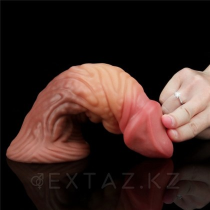 Фаллоимитатор Platinum с двойным покрытием Lovetoy (18*7) телесный от sex shop Extaz фото 5