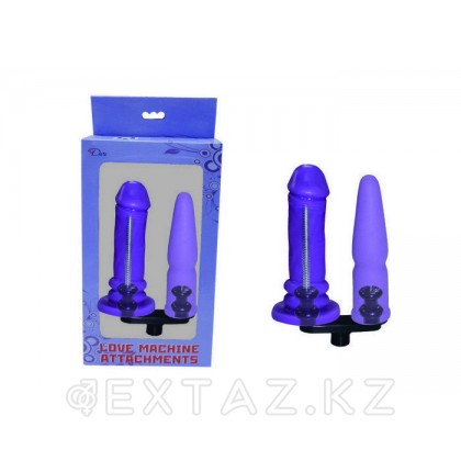 Сменная двойная насадка для секс машин 16 см от sex shop Extaz