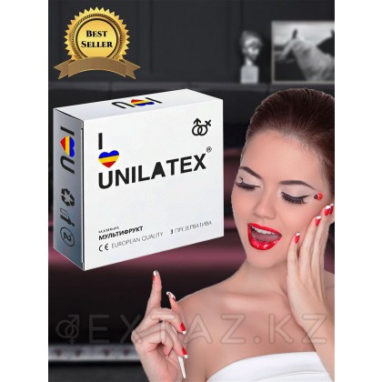 Презервативы Unilatex Multifruits/ароматизированные, 3 шт от sex shop Extaz фото 2