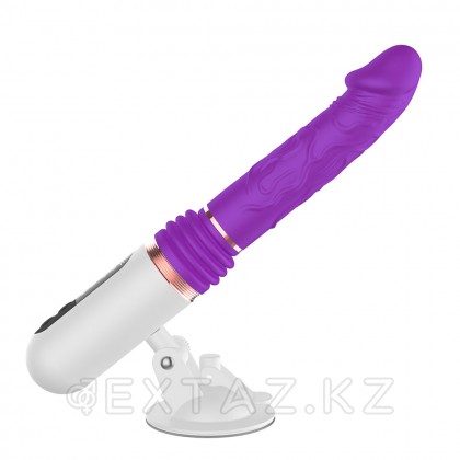 Телескопический вибратор с дисплеем на подставке от sex shop Extaz