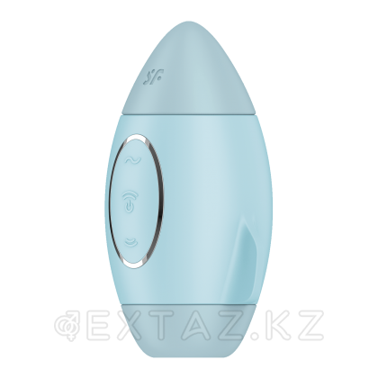Стимулятор клитора с воздушной стимуляцией и вибрацией Satisfyer Mission Control (голубой) от sex shop Extaz фото 4