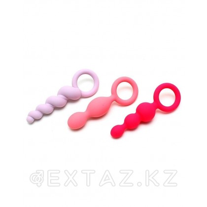 Набор анальных игрушек Booty Call Satisfyer цветные от sex shop Extaz фото 5