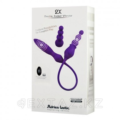Двойной вибратор Adrien Lastic 2X с пультом ДУ от sex shop Extaz фото 9