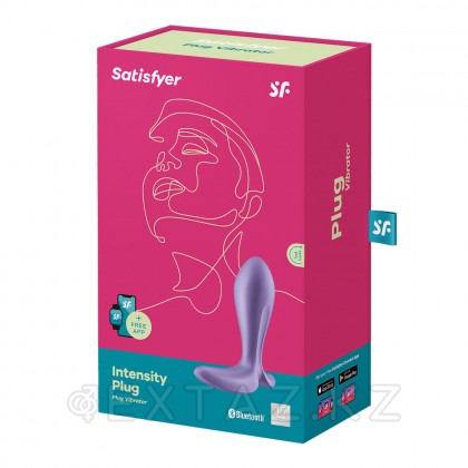 Анальный виброплаг Satisfyer Intensity Plug фиолетовый (Connect App) от sex shop Extaz фото 2