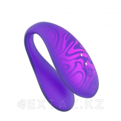 Вибратор для пар Tween+ с управлением через приложение от Amovibe фиолетовый от sex shop Extaz фото 7
