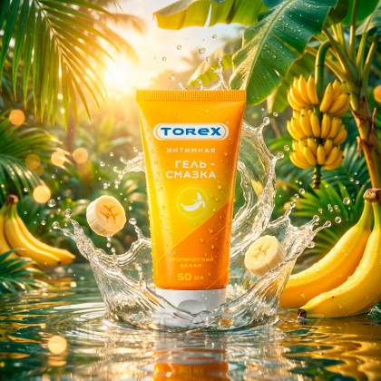 Гель-смазка TOREX Тропический банан, туба, 50 мл от sex shop Extaz фото 3