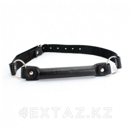 Кляп-трензель из черной кожи от sex shop Extaz