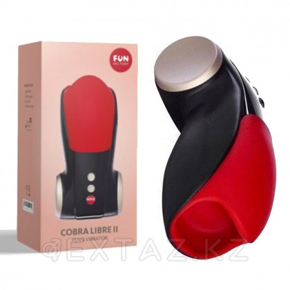 Мастурбатор мужской Fun factory COBRA LIBRE II, черно-красный от sex shop Extaz фото 2