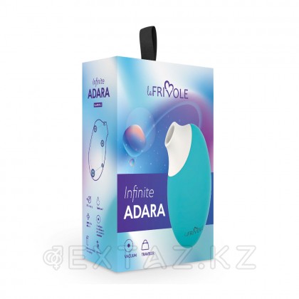 Бесконтактный вакуумный стимулятор клитора Adara, цвет аквамарин (INFINITE) (One Size) от sex shop Extaz фото 3