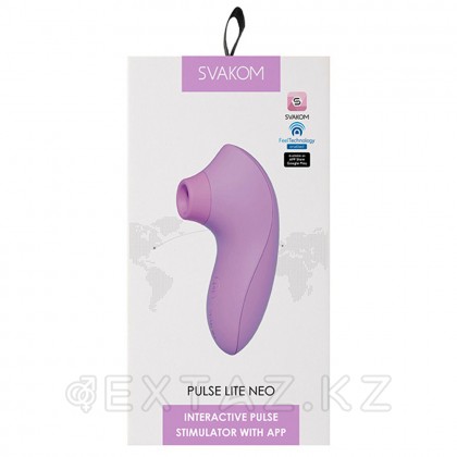 Интерактивный клиторальный стимулятор Pulse Lite Neo лавандовый от SVAKOM от sex shop Extaz фото 9