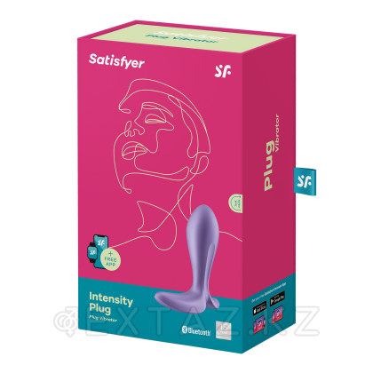 Анальный виброплаг Satisfyer Intensity Plug фиолетовый (Connect App) от sex shop Extaz фото 5