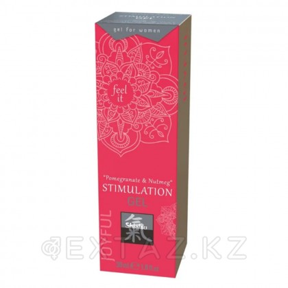 Интимный гель Shiatsu STIMULATION GEL 30 мл. (гранат и мускатный орех) от sex shop Extaz фото 3
