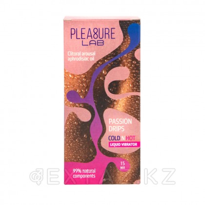 Жидкий Вибратор с Афродизиаком Pleasure Lab Passion Drips Cold n Hot 15 мл от sex shop Extaz фото 5