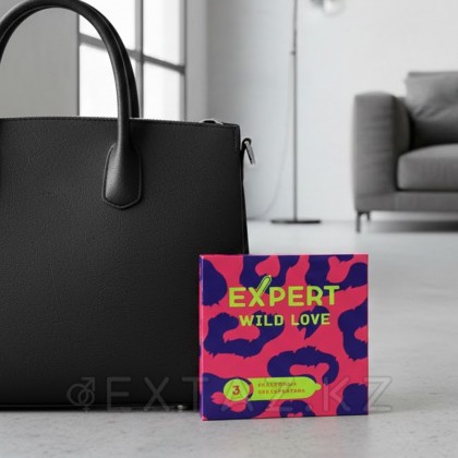 Презервативы EXPERT WILD LOVE № 3 (ребристые с точками), 3 шт. от sex shop Extaz фото 3