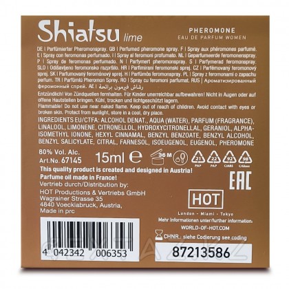 Духи с феромонами «Lime» Shiatsu женские 15 мл. от sex shop Extaz фото 3