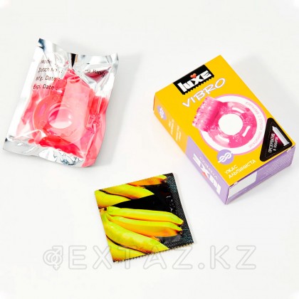 Виброкольцо LUXE VIBRO Ужас альпиниста (+ презерватив) от sex shop Extaz фото 2