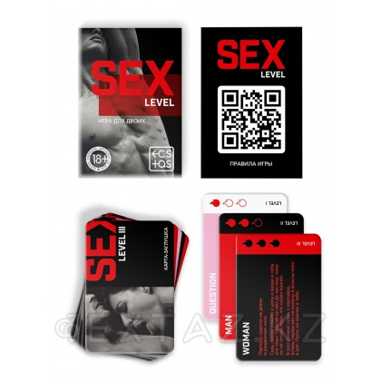 Настольная игра для двоих «Уровень секса», 35 карт, 18+ от sex shop Extaz фото 2