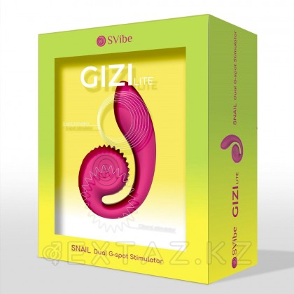 Двойной стимулятор точки G SVibe Snail GIZI Lite dragonfruit, розовый от sex shop Extaz фото 9