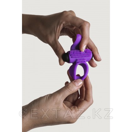 Эрекционное виброкольцо Bullet lastic фиолетовое от Adrien lastic от sex shop Extaz фото 3
