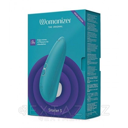 Бесконтактный клиторальный стимулятор Womanizer Starlet 3 бирюзовый от sex shop Extaz фото 2