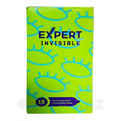 Презервативы EXPERT INVISIBLE № 12+3 (особо тонкие), 12+3 шт. от sex shop Extaz