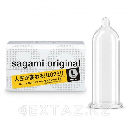 SAGAMI Original 002 полиуретановые 10 шт L-Size от sex shop Extaz