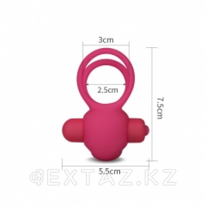 Эрекционное виброкольцо Power DUO clit cockring (розовый) от sex shop Extaz фото 3
