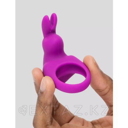 Эрекционное кольцо Happy Rabbit с вибрацией фиолетовое (кейс в комплекте) от sex shop Extaz фото 2