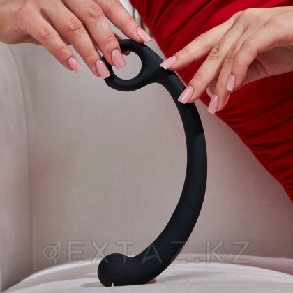 Стимулятор точки G SVibe Snail AXI с вибрацией и имитацией движений темно-серый от sex shop Extaz фото 4