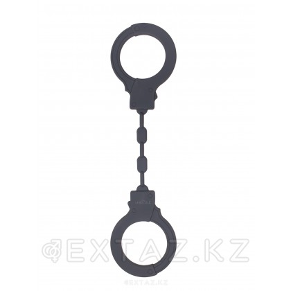 Наручники силиконовые графитовые, Be Mine, One Size от sex shop Extaz