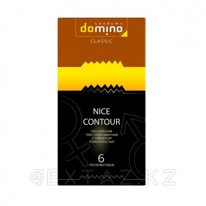 Презервативы DOMINO CLASSIC Nice Contour, с рифленой поверхностью, 6 шт от sex shop Extaz