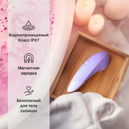 Бесконтактный клиторальный стимулятор Womanizer Enhance с вибрацией, сиреневый от sex shop Extaz фото 10
