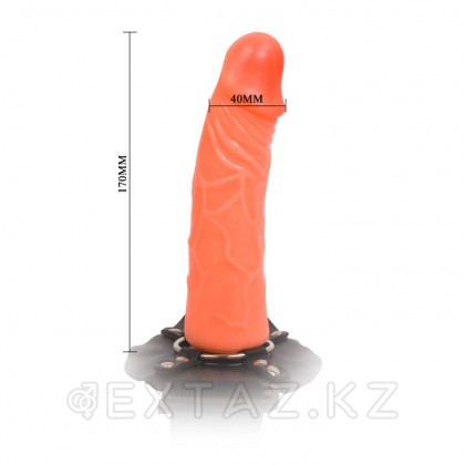 Страпон на колено (реалистик) 17 Х 4 см. от sex shop Extaz фото 5