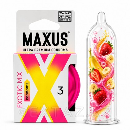 Презервативы MAXUS X-Edition Exotic Mix, ароматические, 3 шт от sex shop Extaz