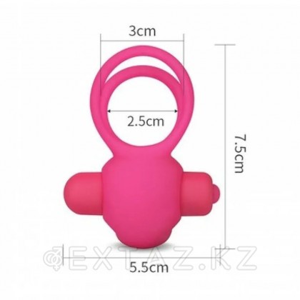 Эрекционное виброкольцо Power DUO clit cockring (розовый) от sex shop Extaz фото 8