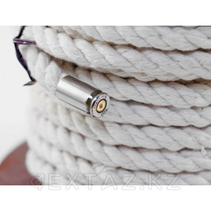 Хлопковая веревка для шибари, на катушке, белая, 10 м - extaz.kz фото 2 Хлопковая веревка для шибари, на катушке, белая, 10 м от sex shop Extaz фото 2