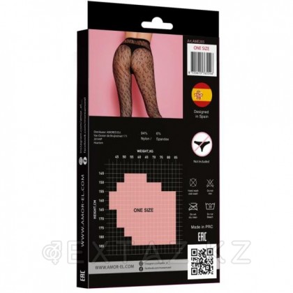 Колготы c леопардовым рисунком Amor EL от sex shop Extaz фото 6