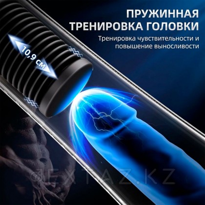 Мастурбатор 2 в 1  с функцией всасывания и вакуумная помпа от sex shop Extaz фото 7