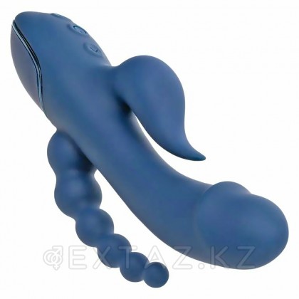 Вибратор тройного действия CalExotics III Triple Orgasm, 11.5 см x 3.25 см от sex shop Extaz фото 2