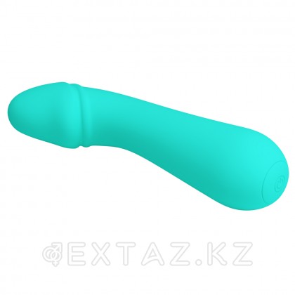 Вибратор Cetus Super Soft (15 см) бирюзовый от sex shop Extaz фото 9