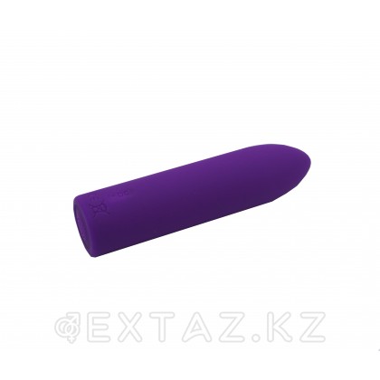 Перезаряжаемая вибропуля силиконовая фиолетовая Lealso (16 режимов) от sex shop Extaz