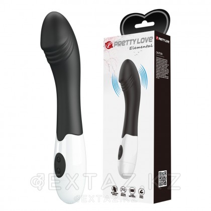 Вибратор Elemental (19 см) черный от sex shop Extaz фото 2