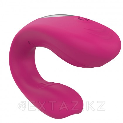 Вибратор с двойной стимуляцией для пар и пультом ДУ от sex shop Extaz фото 8