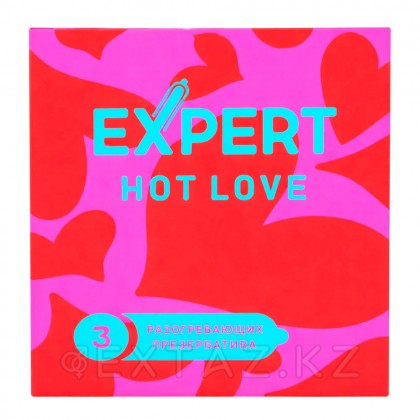 Презервативы EXPERT Hot Love, с разогревающим эффектом, 3 шт от sex shop Extaz