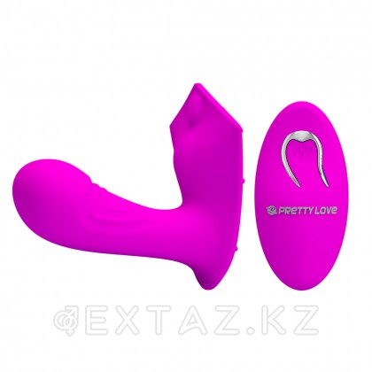 Беспроводной вибро-стимулятор бабочка Willie, фиолетовый от sex shop Extaz