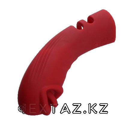 Силиконовый вибратор на палец с дополнительной стимуляцией от sex shop Extaz фото 7